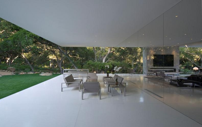 glass pavilion in california Mr. Hermanns Opus: The Glass Pavilion in Montecito, California