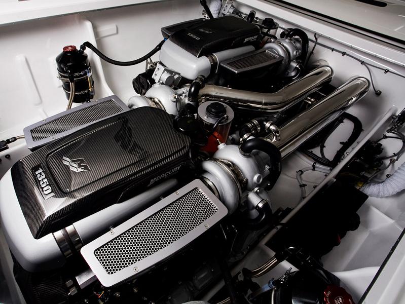 mercury racing engine $1.2 Million 1,350 HP Mercedes Benz SLS AMG Cigarette Boat