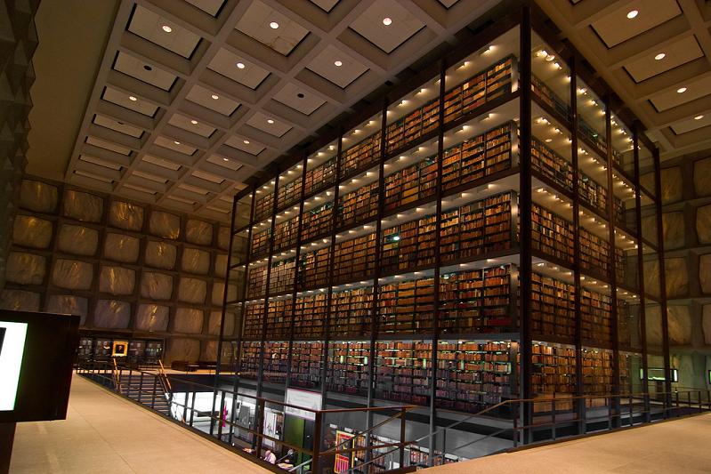 yale university beinecke rare book and manuscript library 15 Incredible Libraries Around the World