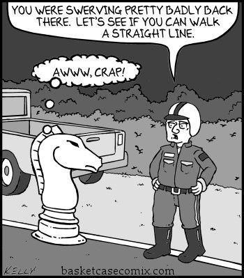 chess rook comic walk straight line A Knights Tale [Comic Strip]