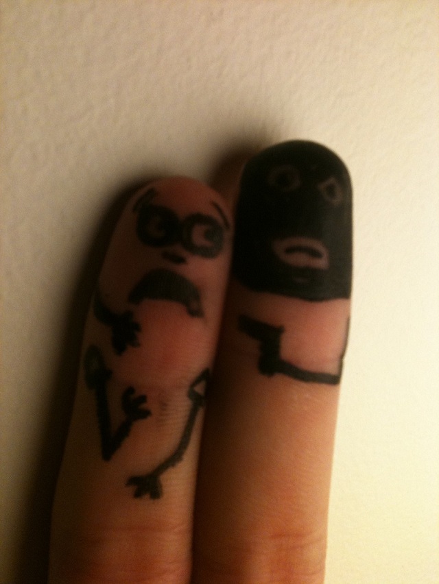 finger hostage Picture of the Day   September 19, 2010