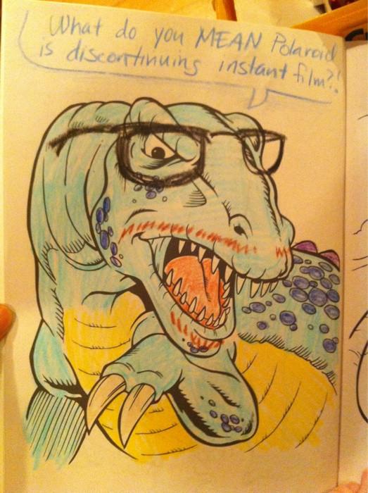 hipster dinosaur with glasses What if Cats, Dinosaurs and Super Heroes Were Hipsters?