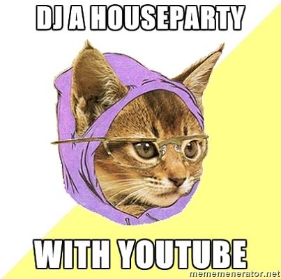 hipster kitty dj with youtube What if Cats, Dinosaurs and Super Heroes Were Hipsters?