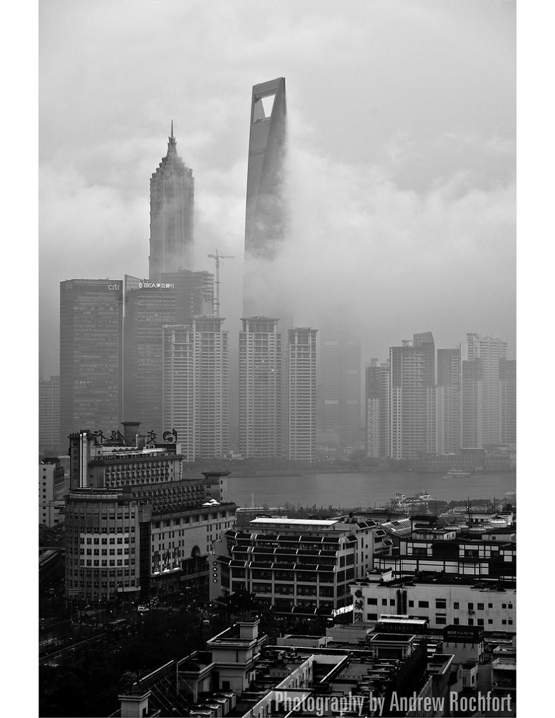 shanghai black and white Picture of the Day   Cloud City