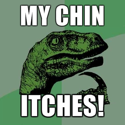 philosoraptor chin itches 20 Burning Questions with the Famous Philosoraptor