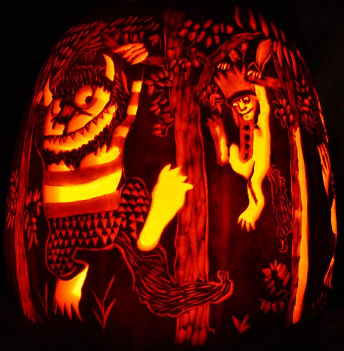 where the wild things are pumpkin 25 Mind Blowing Halloween Pumpkins