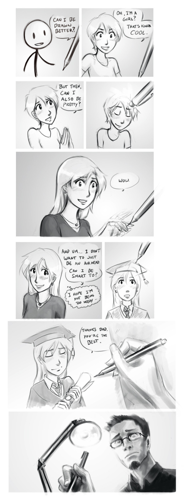 can i be drawn better comic Can I Be Drawn Better? [Comic Strip]