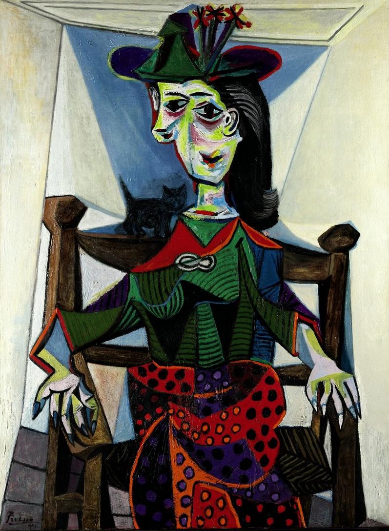 pablo picasso dora maar au chat 10 Most Expensive Paintings Sold in the 21st Century