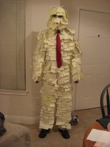 post it notes funny halloween costume 25 Hilarious Halloween Costumes