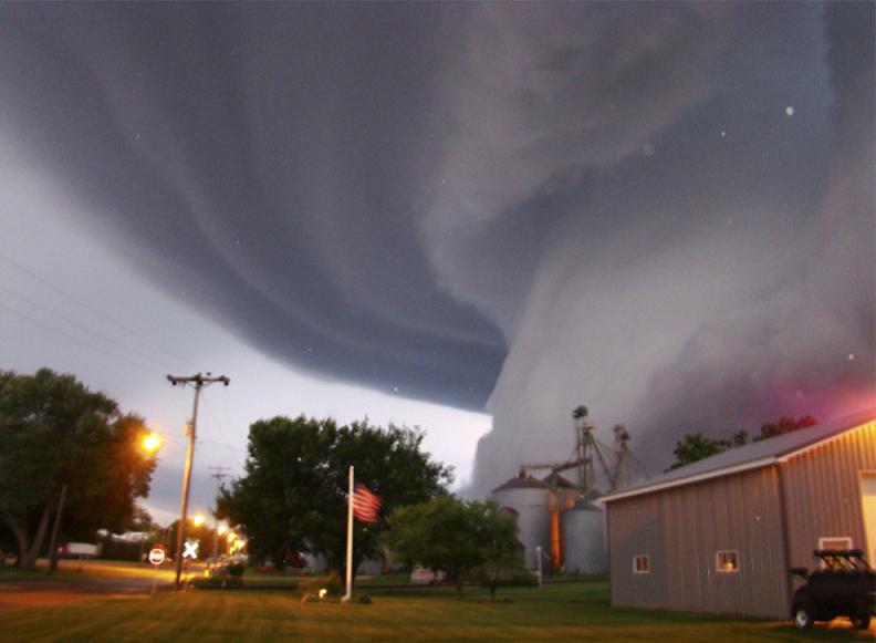 tornado funnel cloud iowa Natures Fury: 30 Chilling Photos of Natural Hazards