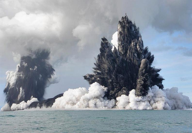 undersea volcano tonga 2 Natures Fury: 30 Chilling Photos of Natural Hazards