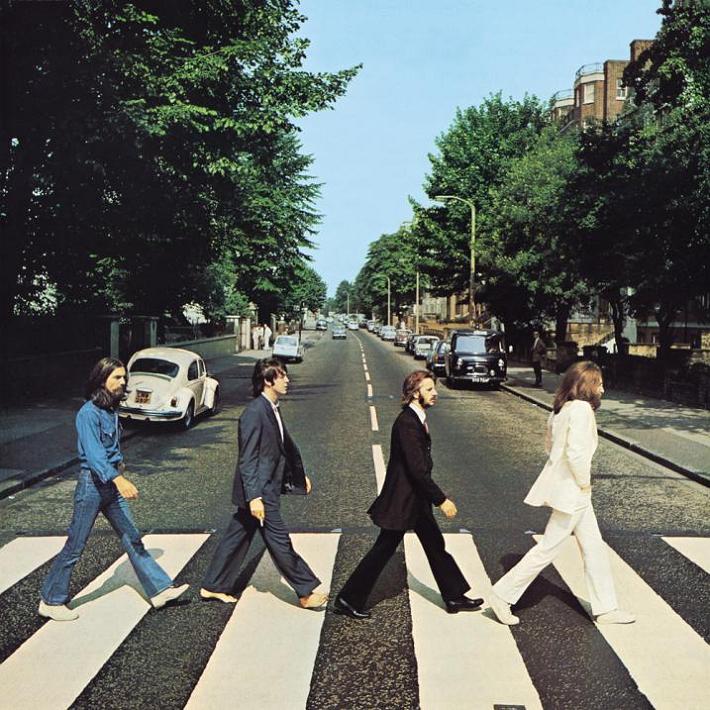 abbey road Picture of the Day: Four Guys Crossing a Road | Dec. 4, 2010