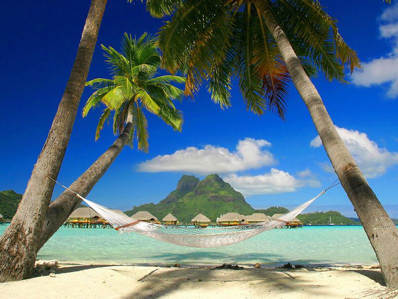 bora bora french polynesia 12 25 Perfect Places for a Hammock