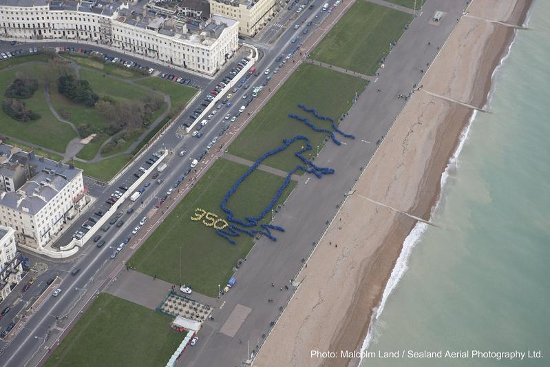 king canute by thom yorke brighton hove uk 350 Earth: Worlds First Art Exhibit Visible from Space