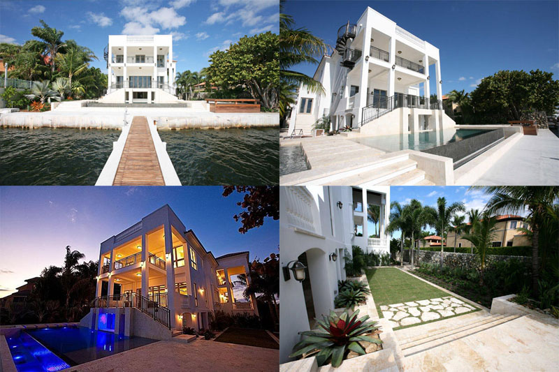 lebron james new house in miami Lebron James $9 Million House in Miami