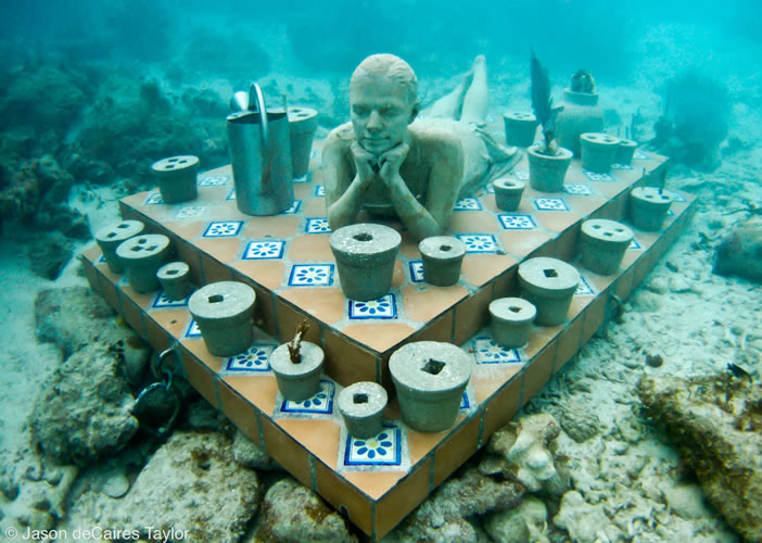 underwater sculptures artist jason decaires taylor artificial reefs 4 Astonishing Underwater Sculptures by Jason deCaires Taylor [30 pics]