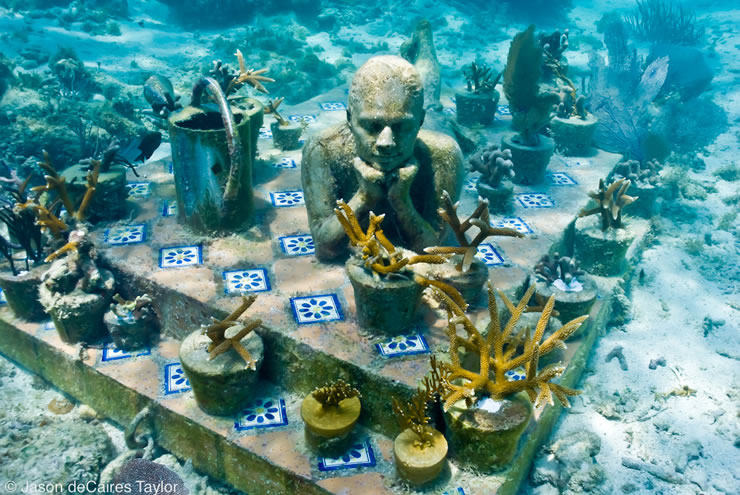 underwater sculptures artist jason decaires taylor artificial reefs 5 Astonishing Underwater Sculptures by Jason deCaires Taylor [30 pics]