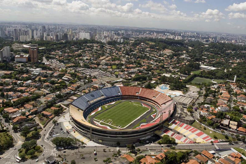 estadio cicero pompeu de toledo aerial sao paulo 25 Incredible Aerial Photos of Stadiums Around the World