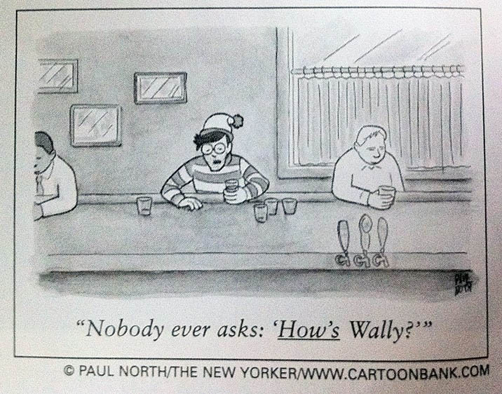 hows waldo wally comic new yorker Hows Waldo? [Comic Strip]
