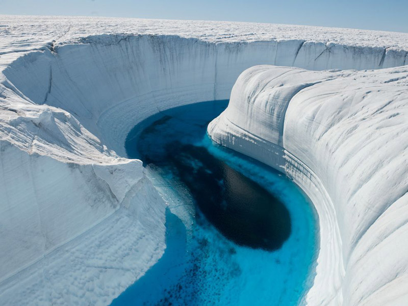 ice canyon greenland Picture of the Day: Ice Canyon, Greenland