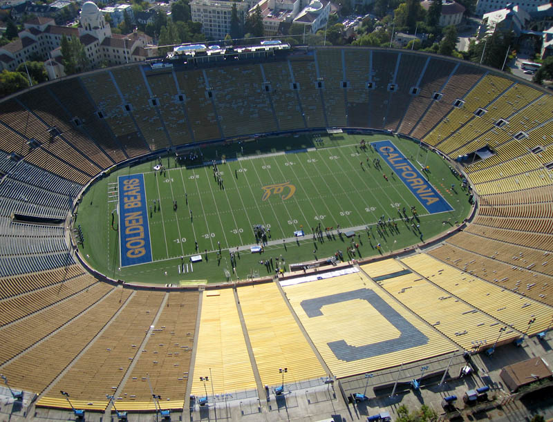 memorial stadium california aerial 25 Incredible Aerial Photos of Stadiums Around the World