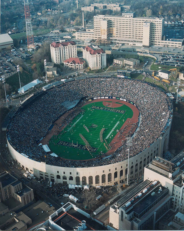 pitt stadium aerial 25 Incredible Aerial Photos of Stadiums Around the World