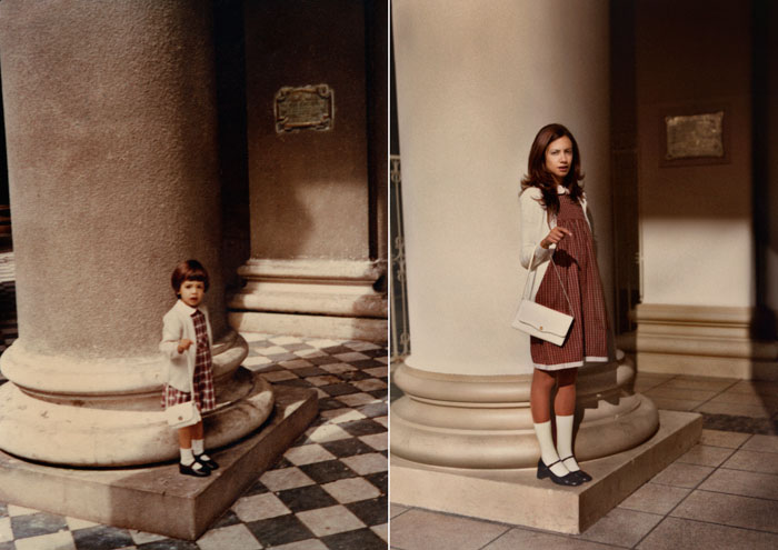 recreating childhood photos irina werning 10 Recreating Photos from Childhood