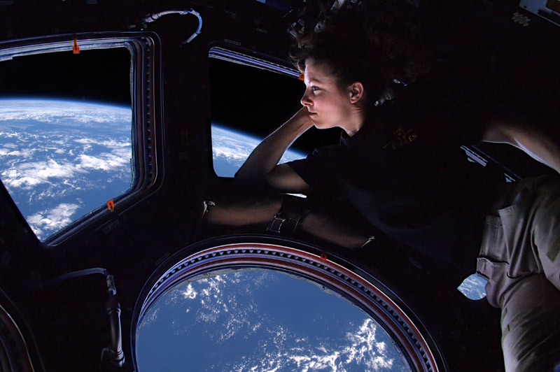tracy caldwell dyson in the cupola module of the international space station observing the earth 10 Things You Didnt Know About the International Space Station