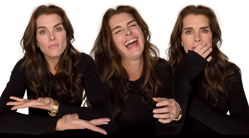 brooke shields acting in character Funny Faces: Famous Actors Acting Out [20 Pics]