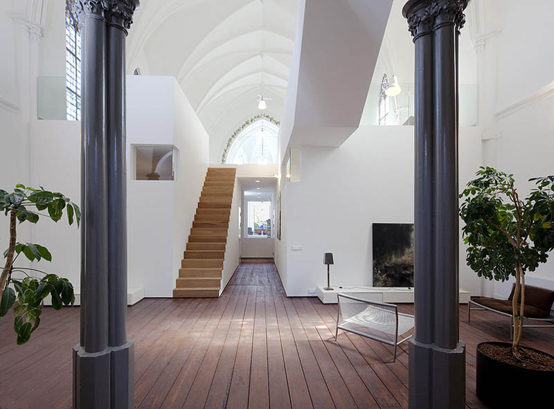church conversion into residence utrecht the netherlands zecc architects 11 Converting a Church Into a Family Home
