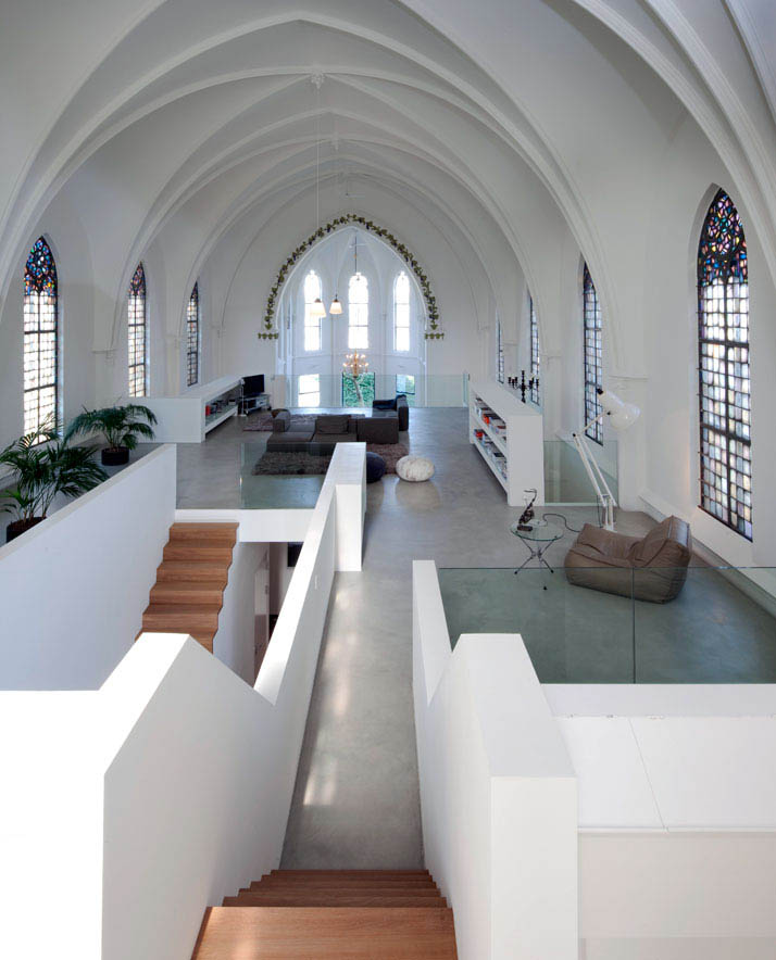 church conversion into residence utrecht the netherlands zecc architects 21 Converting a Church Into a Family Home