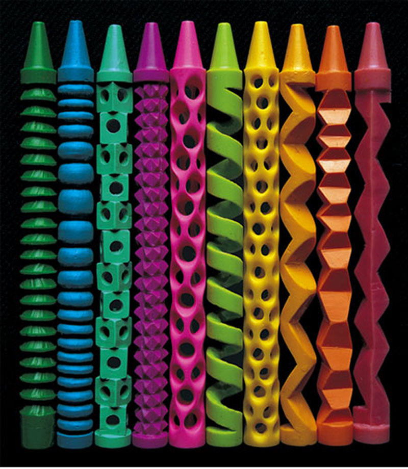 crayon carvings pete goldlust Picture of the Day: Crazy Crayon Carvings