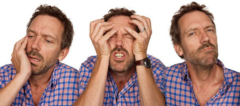 hugh laurie acting in character Funny Faces: Famous Actors Acting Out [20 Pics]