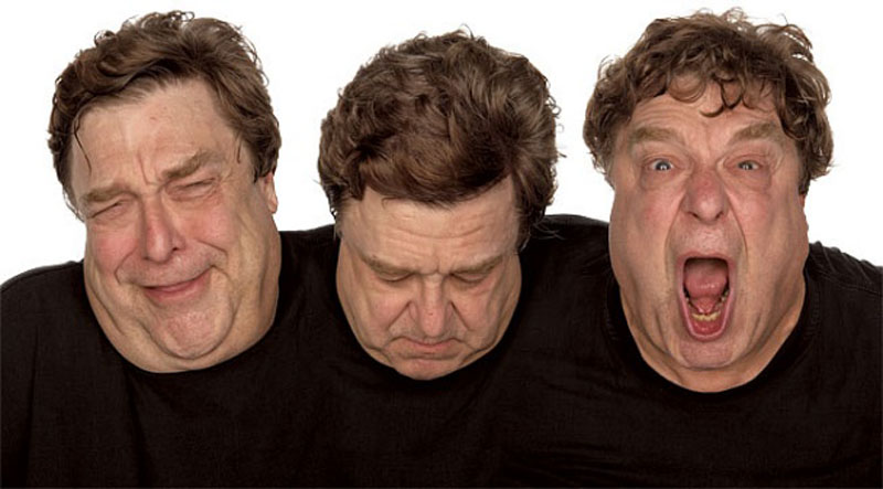 john goodman acting in character Funny Faces: Famous Actors Acting Out [20 Pics]