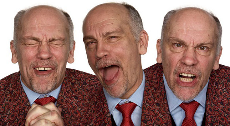 john malkovich acting in character Funny Faces: Famous Actors Acting Out [20 Pics]
