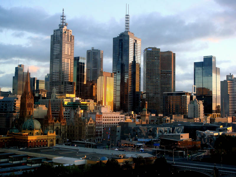 melbourne australia skyline aerial 25 Stunning Skylines Around the World