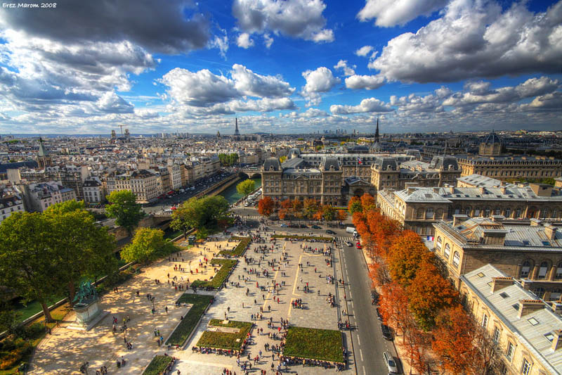 paris france skyline aerial 25 Stunning Skylines Around the World