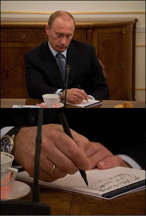 putin drawing on paper The Friday Shirk Report   March 4, 2011 | Volume 99