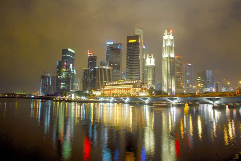 singapore skyline aerial 25 Stunning Skylines Around the World