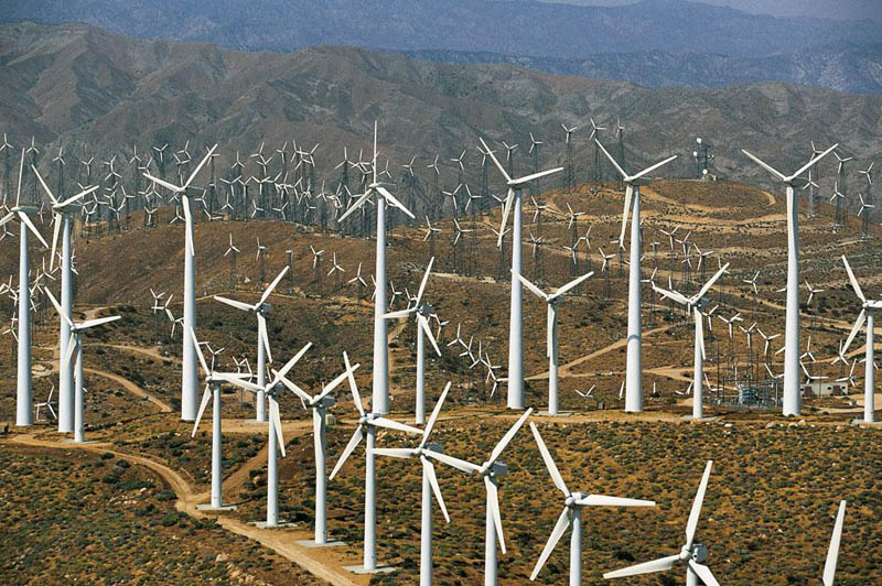 windmills of banning pass near palm springs california united states 25 Mind Blowing Aerial Photographs Around the World