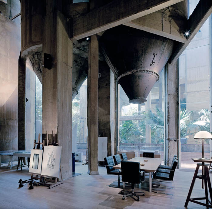 cement factory conversion ricardo bofill barcelona spain 25 Belgium Water Tower Converted into Single Family Home
