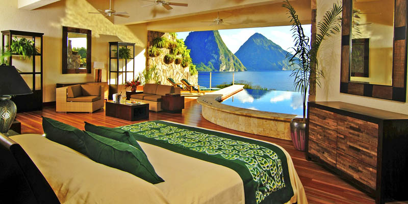 jade mountain st lucia infinity pool every room 16 The Open Wall Resort in St. Lucia [20 pics]