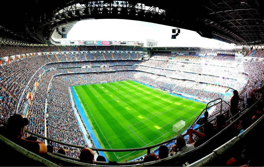 santiago bernabeu real madrid stadium 25 Incredible Aerial Photos of Stadiums Around the World