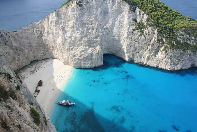 shipwreck beach on the island of zakynthos greece 25 Haunting Shipwrecks Around the World