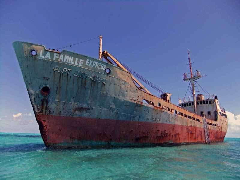shipwreck turcs and caicos 25 Haunting Shipwrecks Around the World