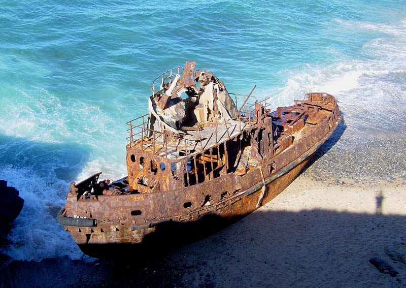 shipwreck vila nova de milfontes portugal 25 Haunting Shipwrecks Around the World