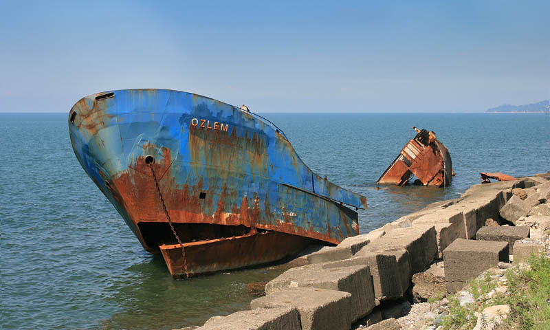 shipwreck batumi georgia r bartz 25 Haunting Shipwrecks Around the World