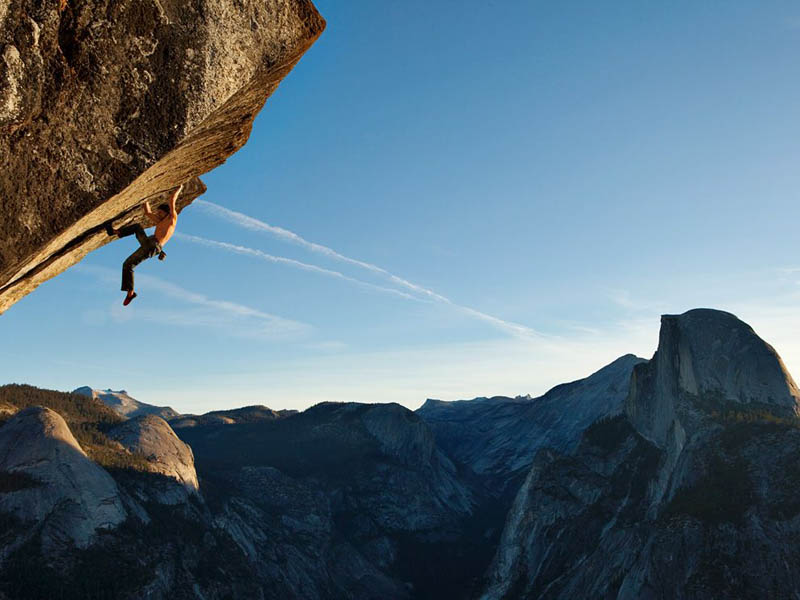 dean potter free climber yosemite glacier point heaven Picture of the Day: Free as a Bird