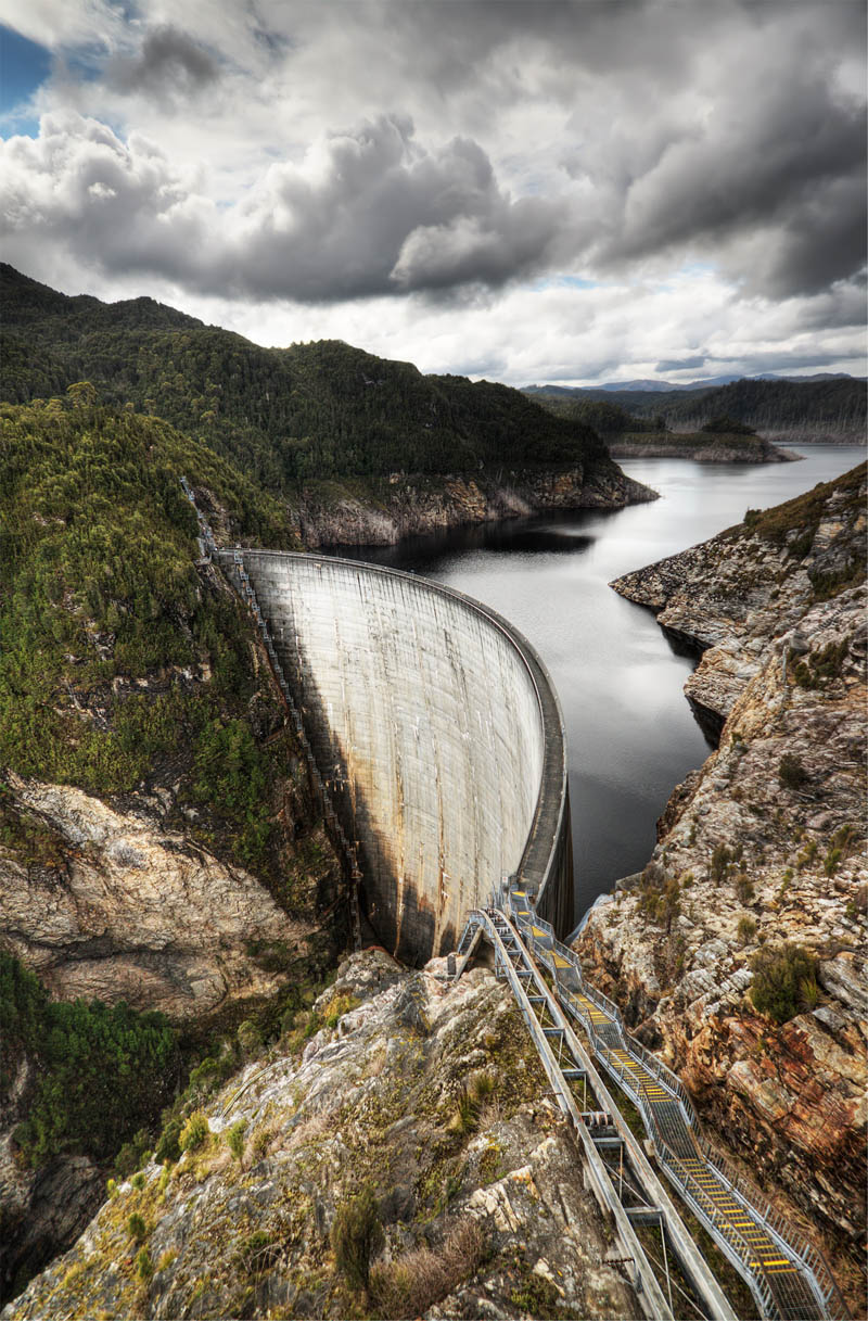 gordon dam australia Picture of the Day: The Gordon Dam, Australia