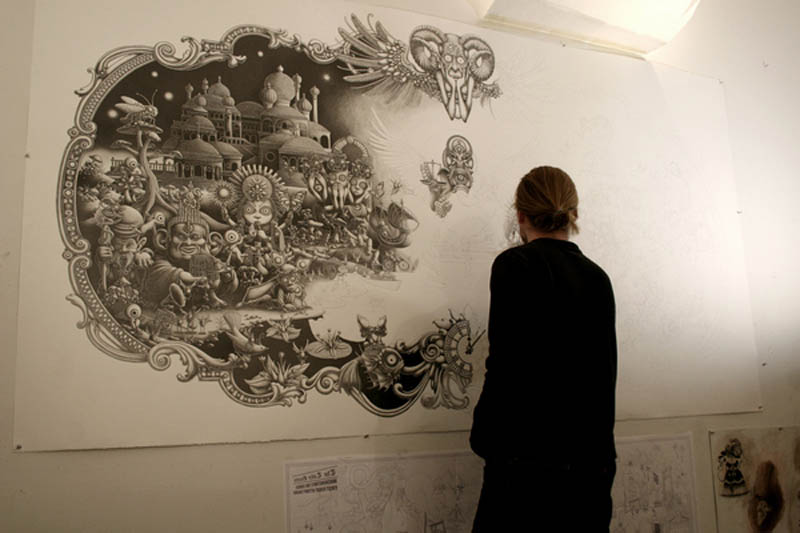 joe fenton artist large drawing 14 Astonishing 8 ft x 5 ft Drawing by Joe Fenton [15 pics]